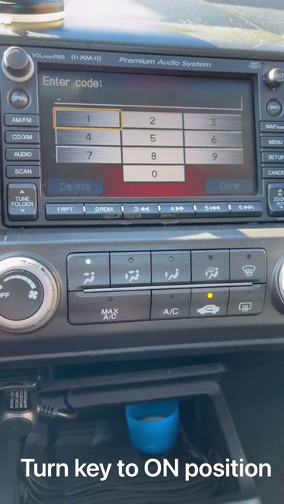 Honda Civic 2008 Serial Number Display