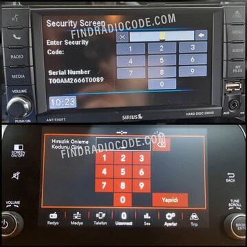 uconnect jeep radio code