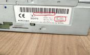 Becker Traffic Pro radio label with a BE serial number