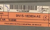 Ford FIC Visteon radio label with the serial number