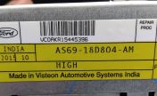 Ford Visteon Figo radio label with a VC0 serial number