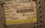 Ford Visteon chassis label with an M-prefix serial number