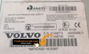 Renault truck radio label with the serial number